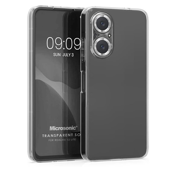 Microsonic Realme 12 Lite Kılıf Transparent Soft Şeffaf 1