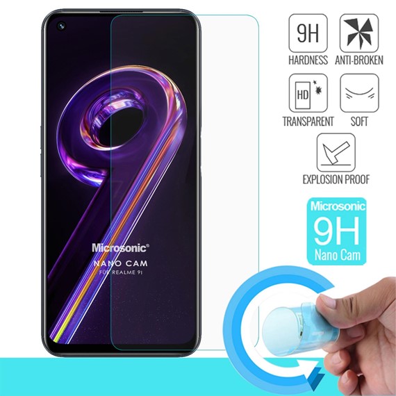 Microsonic Realme 9 Pro 5G Nano Glass Cam Ekran Koruyucu 2