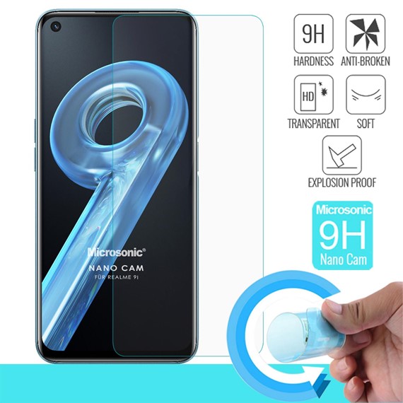 Microsonic Realme 9i 4G Nano Glass Cam Ekran Koruyucu 2