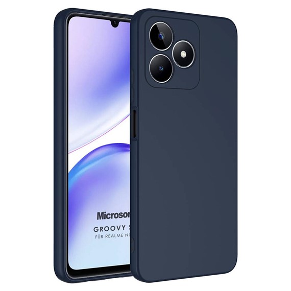 Microsonic Realme Note 50 Kılıf Groovy Soft Lacivert 1