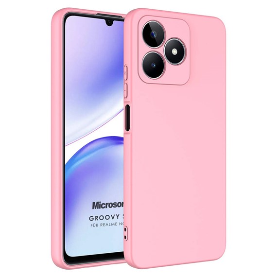 Microsonic Realme Note 50 Kılıf Groovy Soft Pembe 1