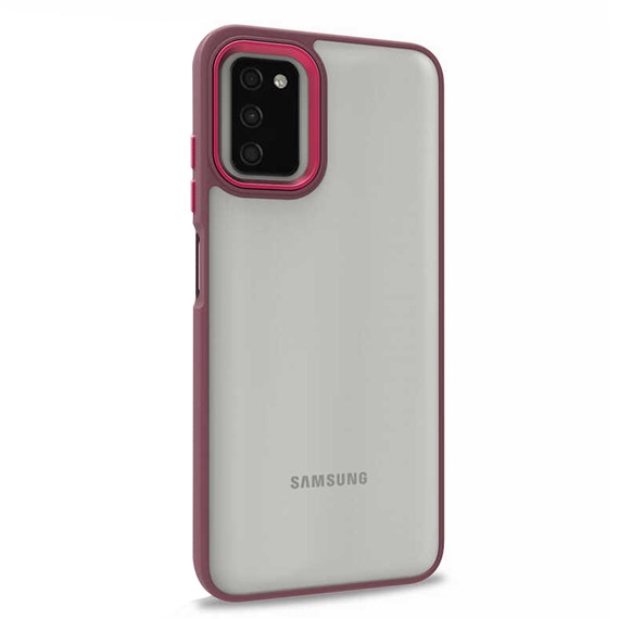 Microsonic Samsung Galaxy A03S Kılıf Bright Planet Kırmızı 2