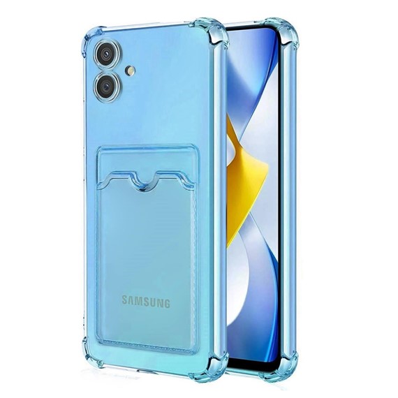 Microsonic Samsung Galaxy A05 Card Slot Shock Kılıf Mavi 1