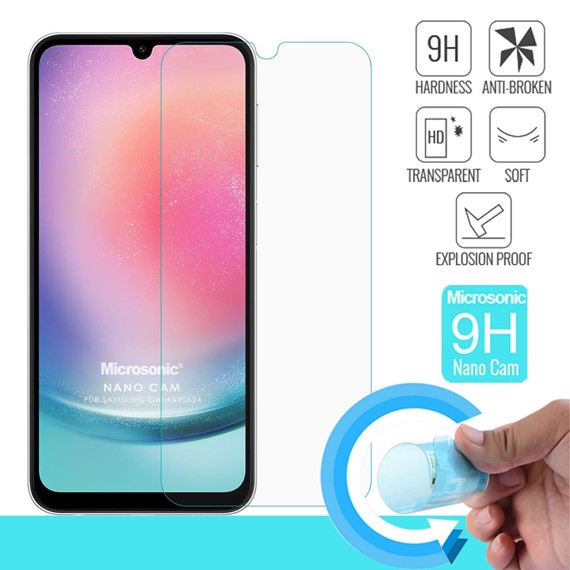 Microsonic Samsung Galaxy A24 Nano Glass Cam Ekran Koruyucu 1