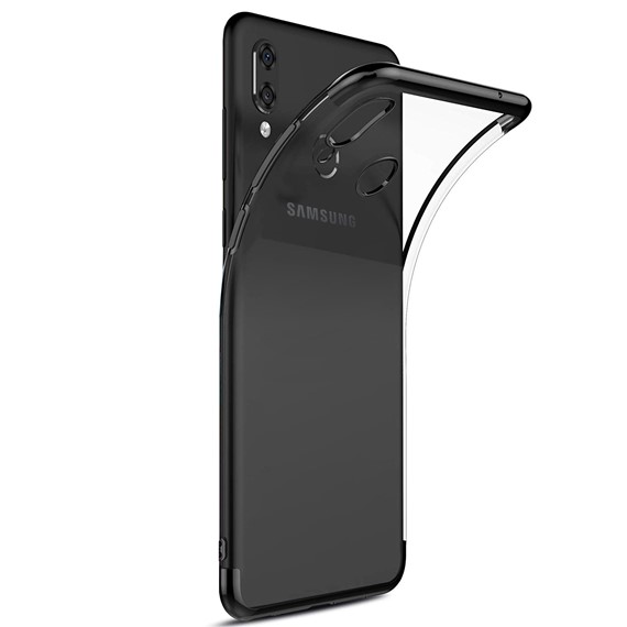 Microsonic Samsung Galaxy A30 Kılıf Skyfall Transparent Clear Siyah 2