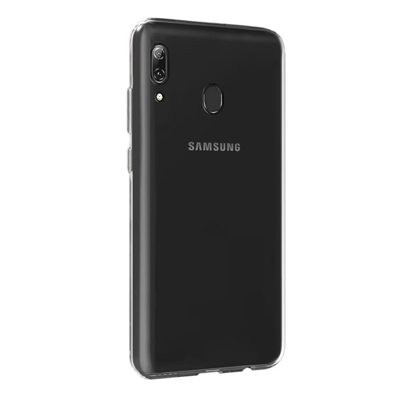 Microsonic Samsung Galaxy A30 Kılıf Transparent Soft Beyaz 2
