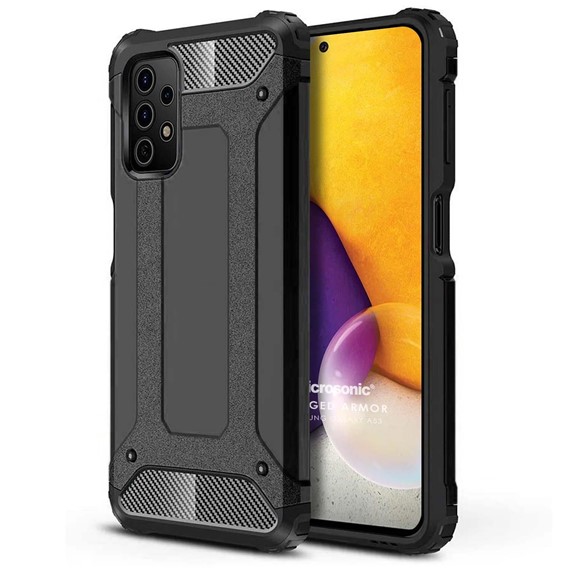 Microsonic Samsung Galaxy A73 5G Kılıf Rugged Armor Siyah 1