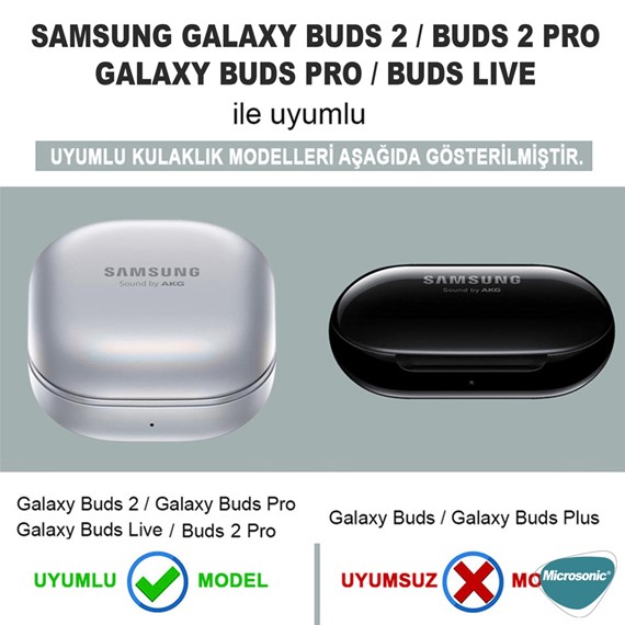 Microsonic Samsung Galaxy Buds Live Kılıf Cartoon Figürlü Silikon Crtn-Fgr-Kdi-Syh 3