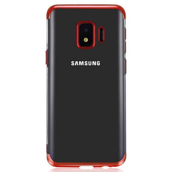 Microsonic Samsung Galaxy J2 Core Kılıf Skyfall Transparent Clear Kırmızı 1