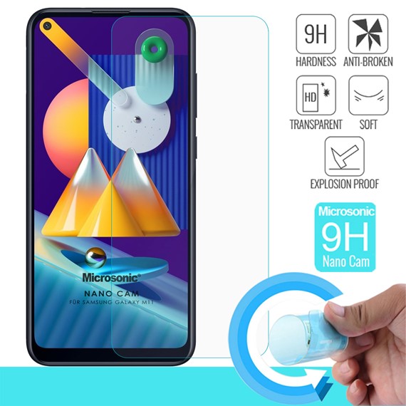Microsonic Samsung Galaxy M11 Nano Glass Screen Protector 1