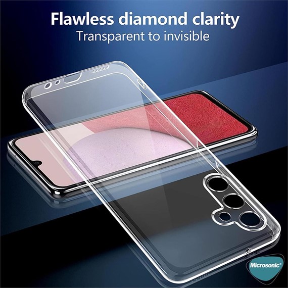 Microsonic Samsung Galaxy M14 Kılıf Transparent Soft Şeffaf 2