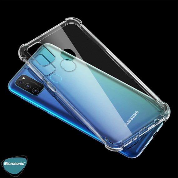 Microsonic Shock Absorbing Kılıf Samsung Galaxy M21 Şeffaf 5