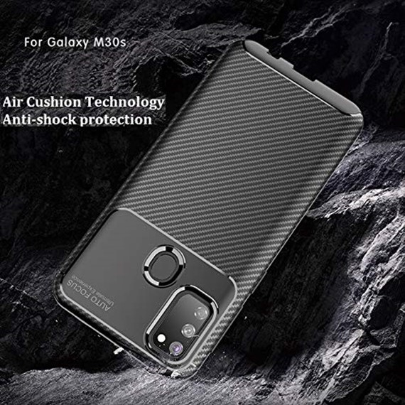 Microsonic Samsung Galaxy M30s Kılıf Legion Series Kahverengi 5