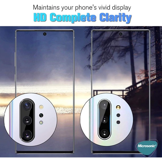 Microsonic Samsung Galaxy Note 10 Kamera Lens Koruma Camı V2 Siyah 5