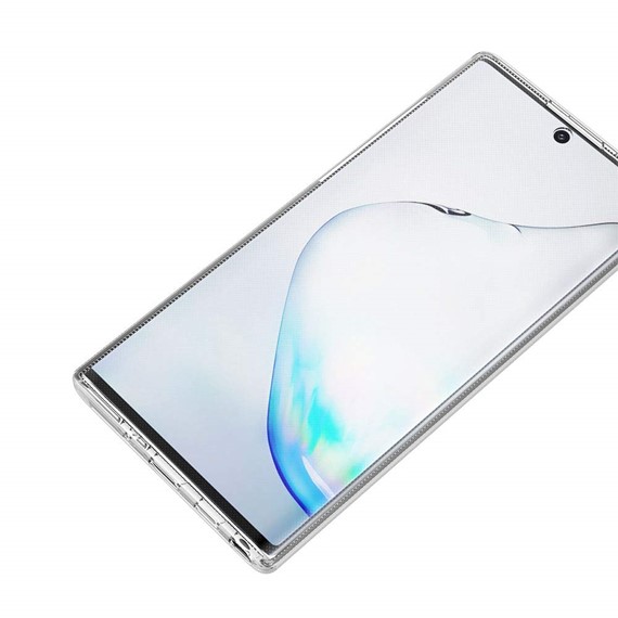 Microsonic Samsung Galaxy Note 10 Kılıf 6 tarafı tam full koruma 360 Clear Soft Şeffaf 4