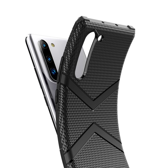 Microsonic Samsung Galaxy Note 10 Kılıf Diamond Shield Lacivert 3