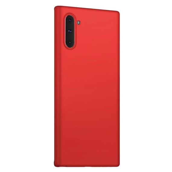Microsonic Matte Silicone Samsung Galaxy Note 10 Kılıf Kırmızı 2