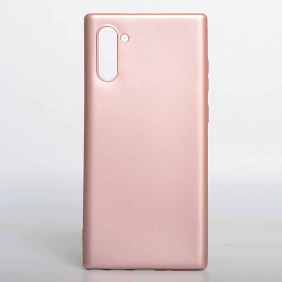 Microsonic Matte Silicone Samsung Galaxy Note 10 Kılıf Rose Gold 3