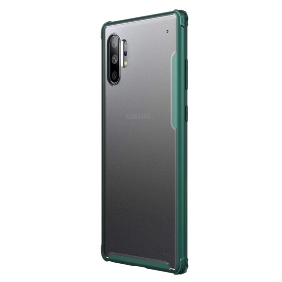 Microsonic Samsung Galaxy Note 10 Plus Kılıf Frosted Frame Yeşil 2