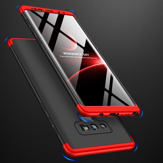Microsonic Samsung Galaxy Note 9 Kılıf Double Dip 360 Protective Siyah 5