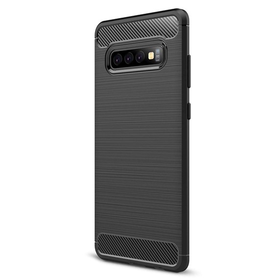 Microsonic Samsung Galaxy S10 Kılıf Room Silikon Siyah 2