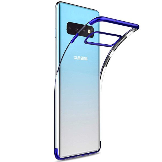 Microsonic Samsung Galaxy S10 Kılıf Skyfall Transparent Clear Mavi 2