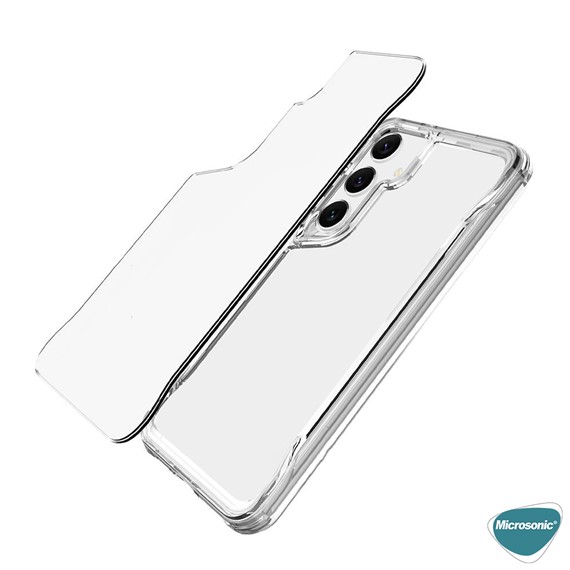 Microsonic Samsung Galaxy S24 Plus Kılıf Trex Bumper Şeffaf 6