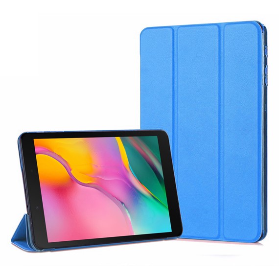 Microsonic Samsung Galaxy Tab A 8 T290 Smart Case ve arka Kılıf Mavi 1