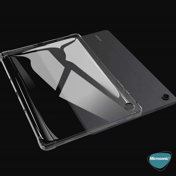 Microsonic Samsung Galaxy Tab A9 Kılıf Shock Absorbing Şeffaf 5