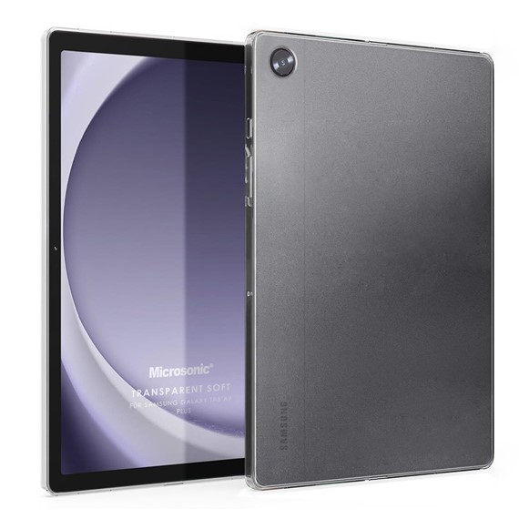 Microsonic Samsung Galaxy Tab A9 Plus Kılıf Transparent Soft Şeffaf 1