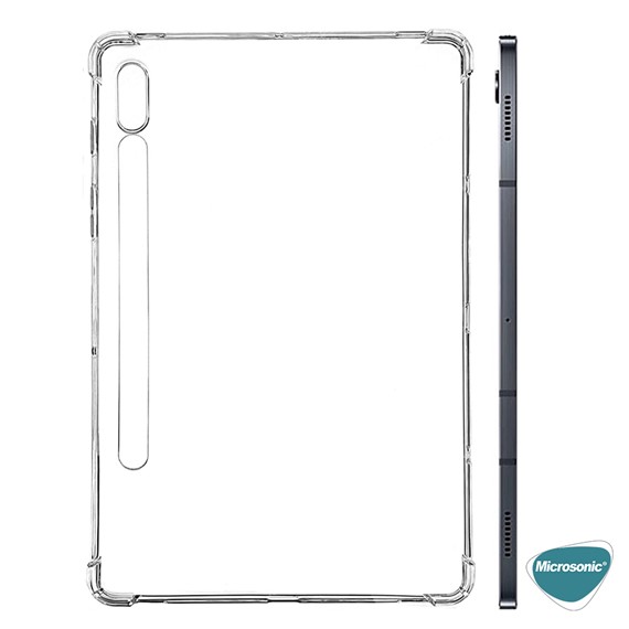Microsonic Samsung Galaxy Tab S8 Plus X800 Kılıf Shock Absorbing Şeffaf 6