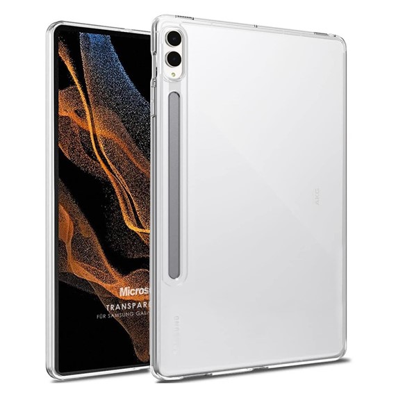 Microsonic Samsung Galaxy Tab S9 Plus X810 Kılıf Transparent Soft Şeffaf 1