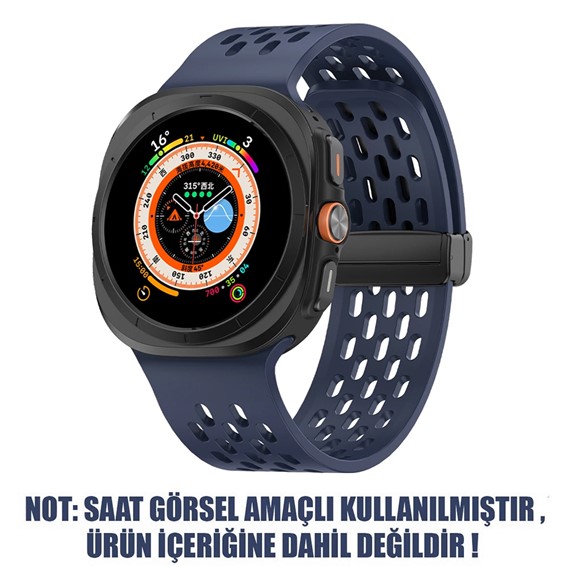 Microsonic Samsung Galaxy Watch Ultra Kordon Orbit Oceanic Lacivert 2