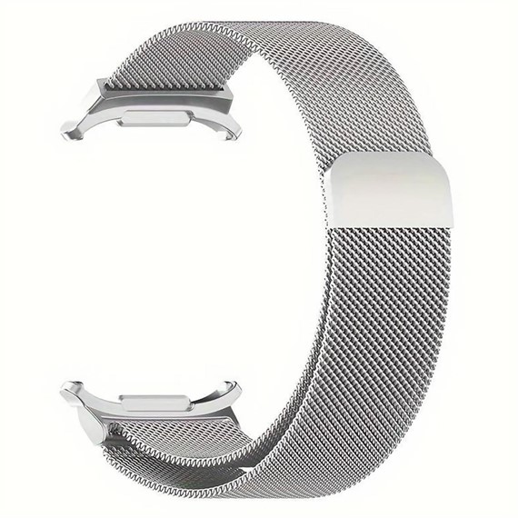 Microsonic Samsung Galaxy Watch Ultra Milanese Loop Kordon Gümüş 1