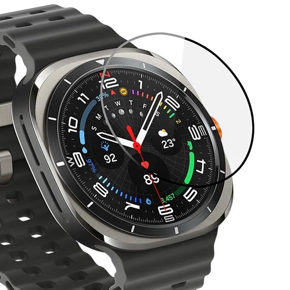 Microsonic Samsung Galaxy Watch Ultra Tam Kaplayan Nano Cam Ekran Koruyucu Siyah 1