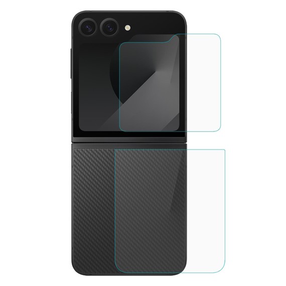 Microsonic Samsung Galaxy Z Flip 6 Tempered Glass Cam Ekran Koruyucu 1