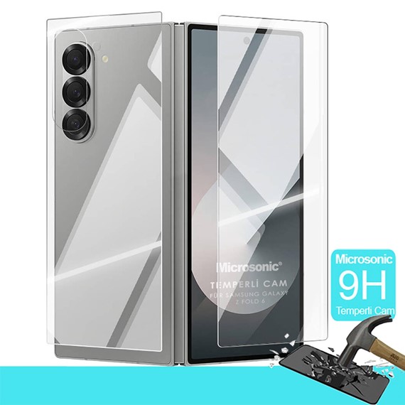 Microsonic Samsung Galaxy Z Fold 6 Tempered Glass Cam Ekran Koruyucu 2