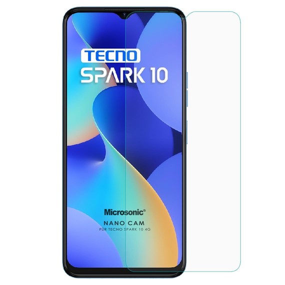 Microsonic TECNO Spark 10 4G Nano Glass Cam Ekran Koruyucu 1