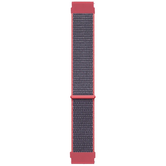 Microsonic Huawei Watch GT2 42mm Hasırlı Kordon Woven Sport Loop Koyu Pembe 1