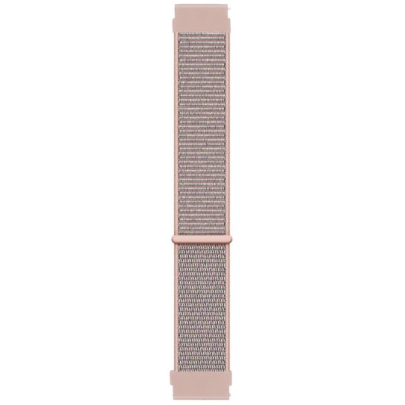 Microsonic Samsung Galaxy Watch 4 Classic 46mm Hasırlı Kordon Woven Sport Loop Rose Gold 1