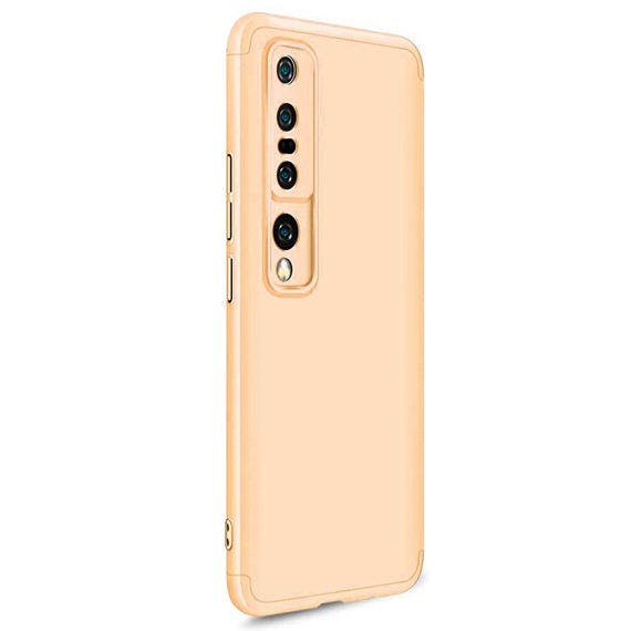 Microsonic Xiaomi Mi 10 Pro Kılıf Double Dip 360 Protective Gold 2