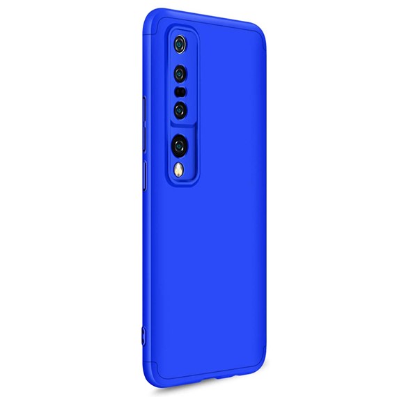 Microsonic Xiaomi Mi 10 Pro Kılıf Double Dip 360 Protective Mavi 2