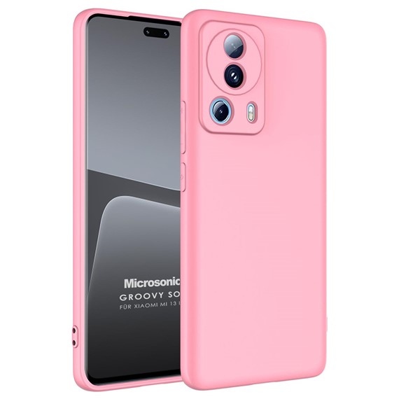 Microsonic Xiaomi Mi 13 Lite Kılıf Groovy Soft Pembe 1