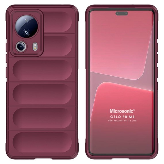 Microsonic Xiaomi Mi 13 Lite Kılıf Oslo Prime Bordo 1