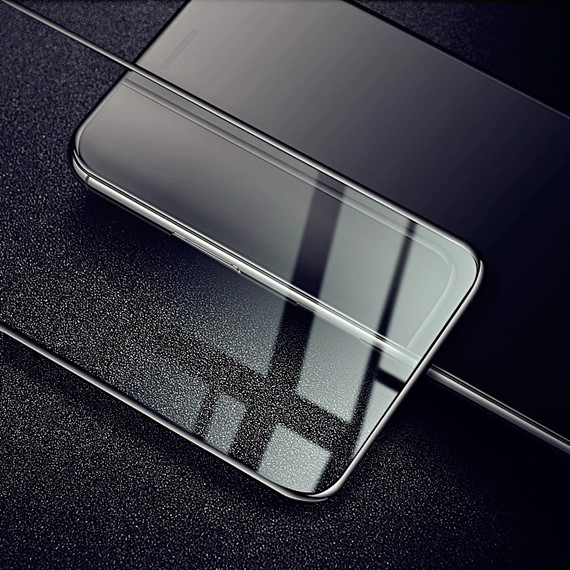 Microsonic Xiaomi Mi A3 Tam Kaplayan Temperli Cam Ekran Koruyucu Siyah 2