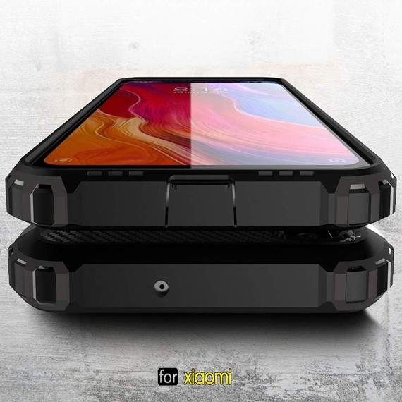 Microsonic Xiaomi Mi 9 Kılıf Rugged Armor Mavi 4