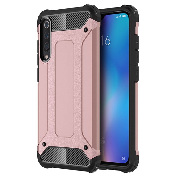 Microsonic Xiaomi Mi 9 Kılıf Rugged Armor Rose Gold 1