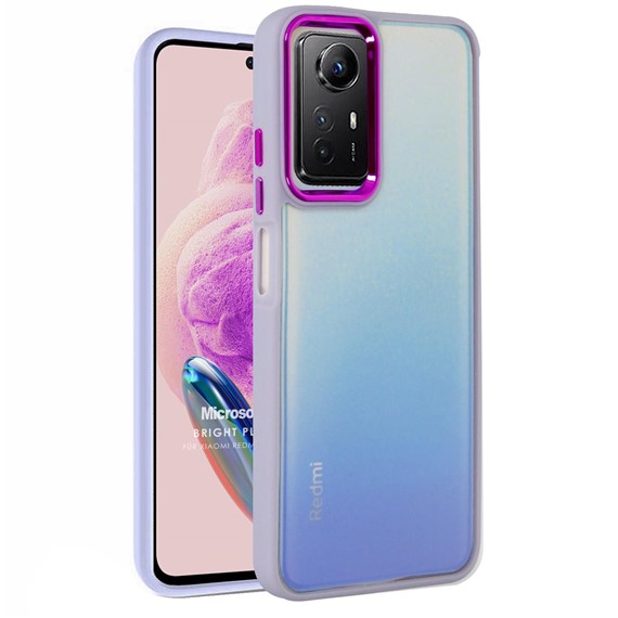 Microsonic Xiaomi Redmi Note 12S Kılıf Bright Planet Lila 1