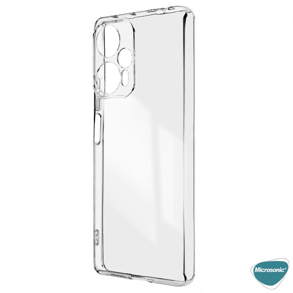 Microsonic Xiaomi Poco F5 Kılıf Transparent Soft Şeffaf 2