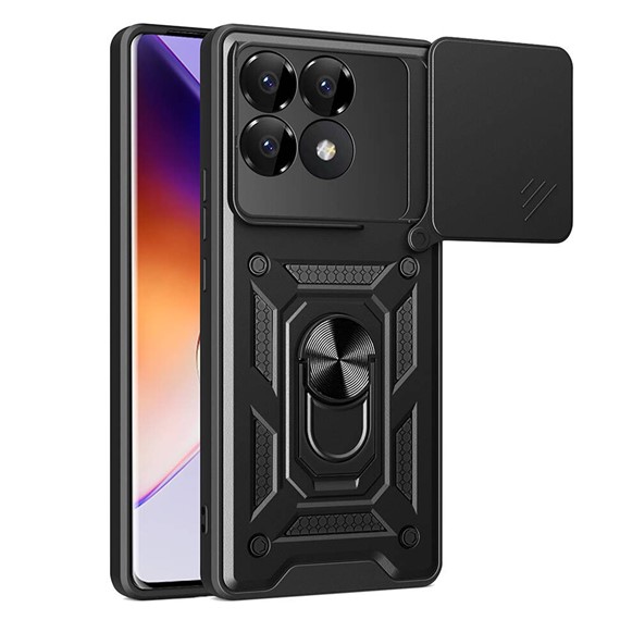 Microsonic Xiaomi Poco F6 Pro Kılıf Impact Resistant Siyah 1